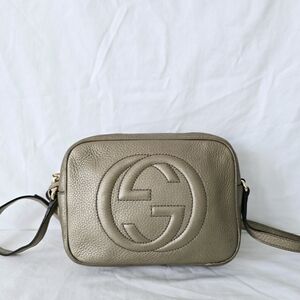 Gucci Tan Leather Crossbody Bag